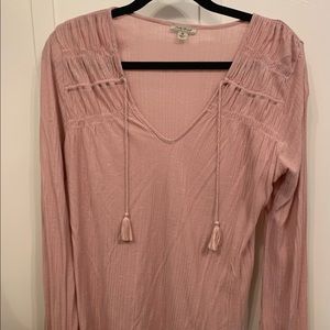 Ballet pink Lucky Brand tunic